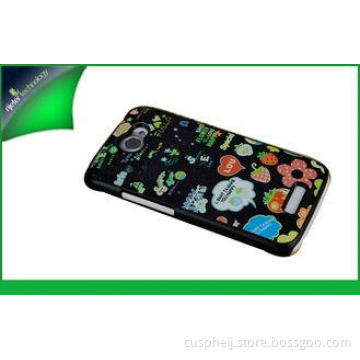 Flexible HTC ONE X Back Cover Protective PU Leather Smart C